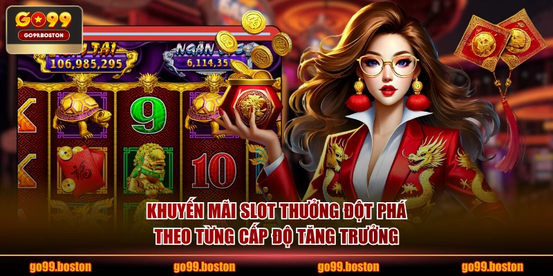 Khuyến mãi slot thưởng đột phá theo từng cấp độ tăng trưởng